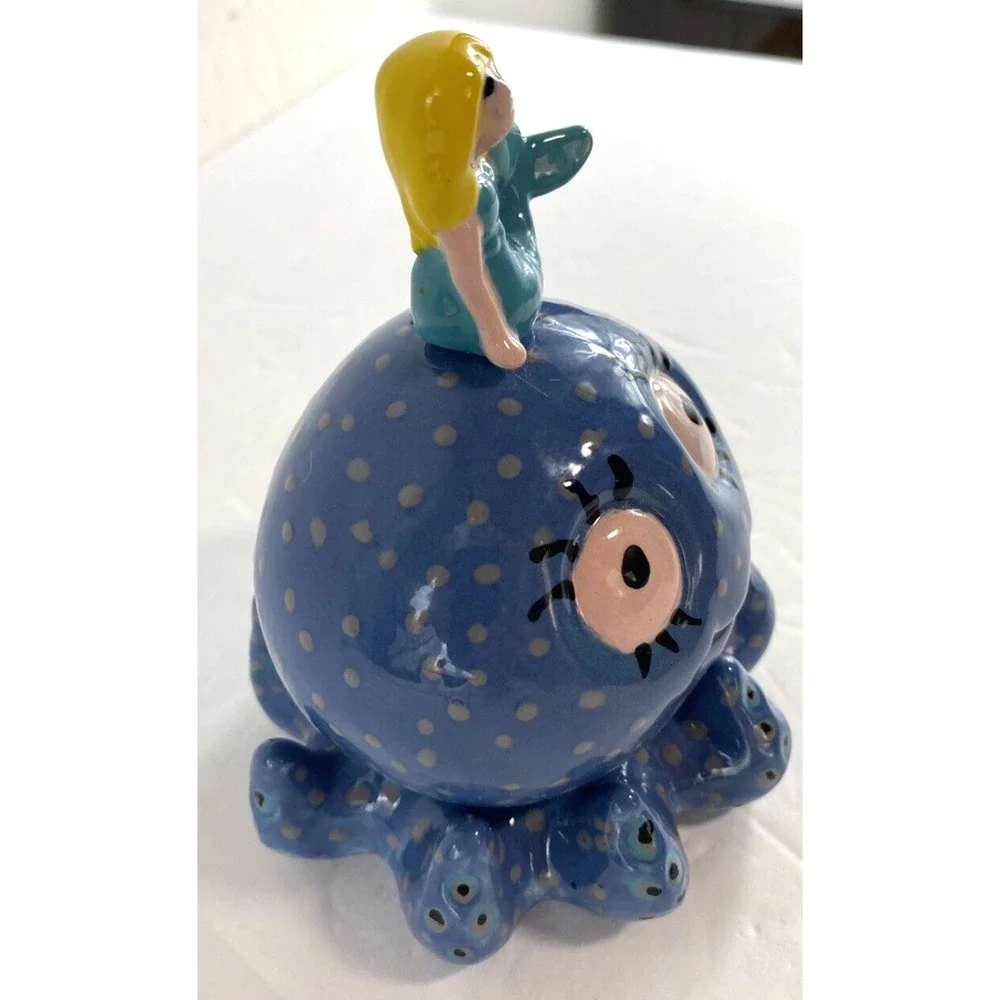 Vintage Mermaid on Octopus Figurine 5